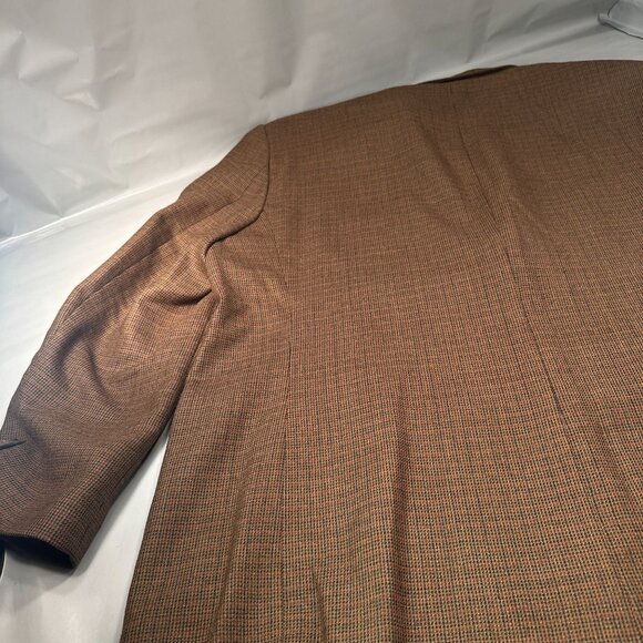 Ralph Lauren Houndstooth Sport Coat Mens Blazer Jacket Lambswool Single Breasted - Picture 14 of 16